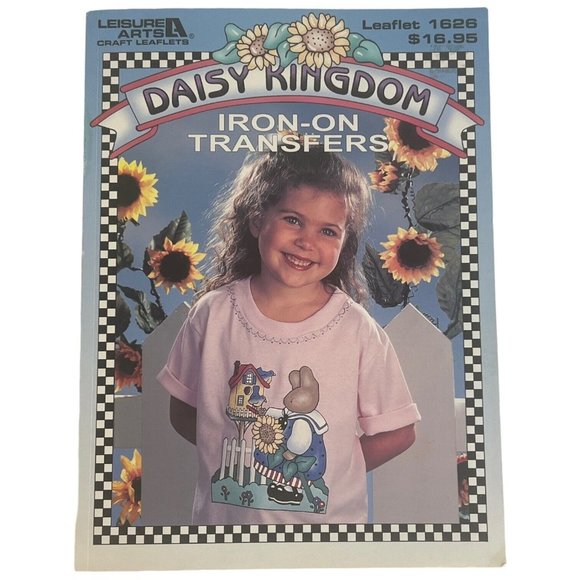 1995 Leisure Arts Daisy Kingdom Iron On Transfers Book Patterns Crafts Applique - Picture 14 of 16